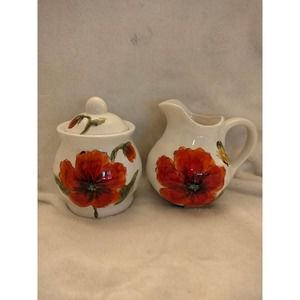 Maxcera Summer Breeze Creamer/ Sugar Bowl